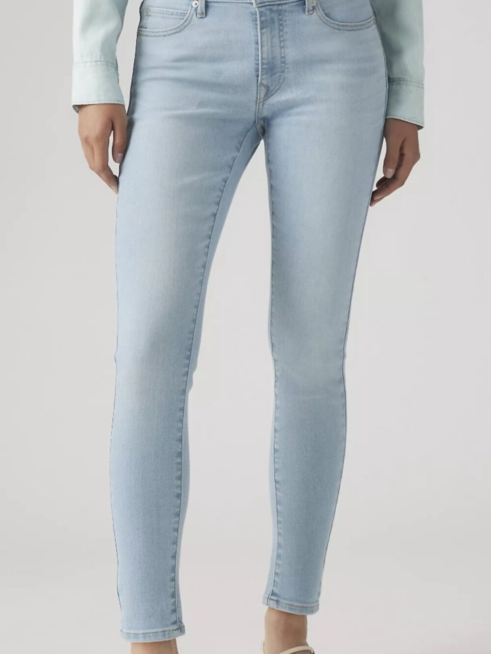 Levi’s 711 Skinny Jeans Women’s Size 26 Light Wash Stretch Denim